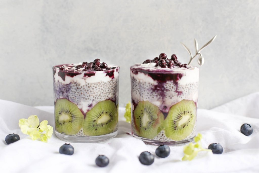 Superfood Chia-Samen zum Frühstück