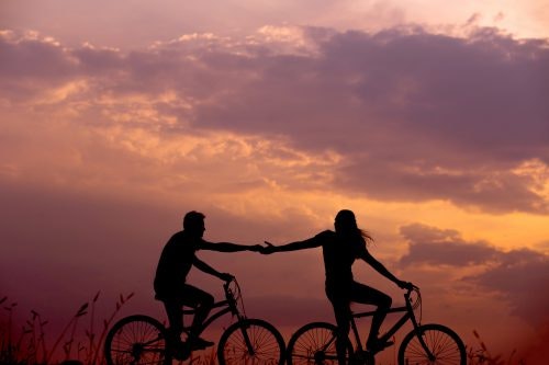 Silhouettenbild als Geschenk zum Vatertag