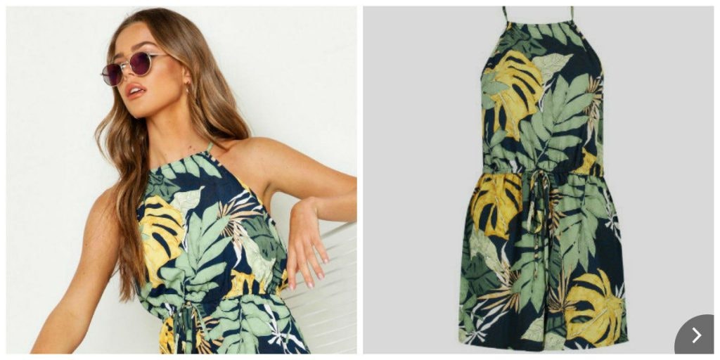 Top gestylt mit dem Playsuit