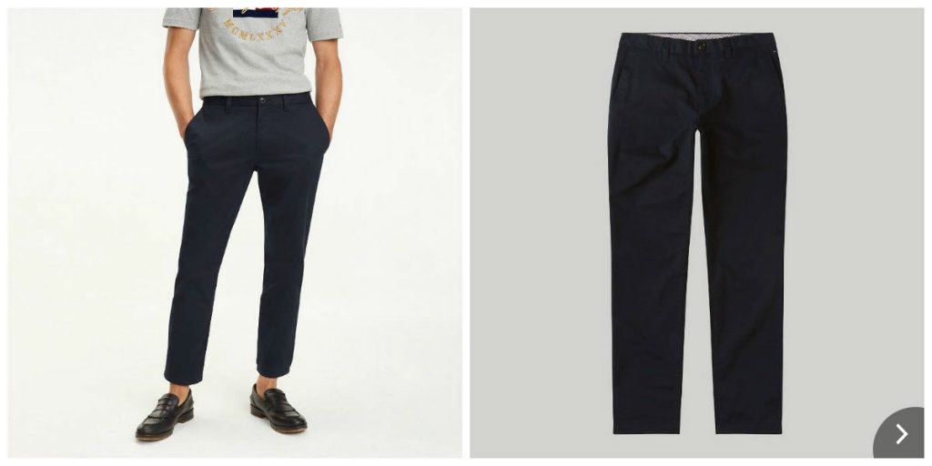 Chinos mit Stretch-Baumwolle