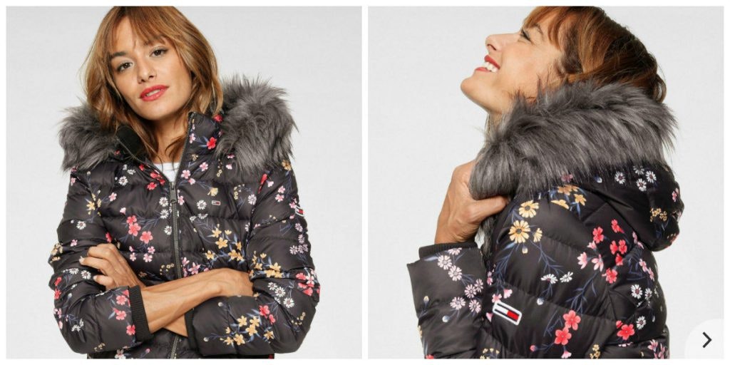 Blumige Steppjacke bei OTTO