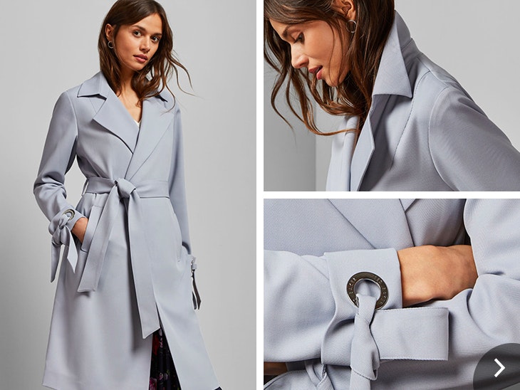 Herbst-Essentials Trenchcoat Trenchcoat mit Statement-Scheifen: Herbst-Essentials von Ted Baker