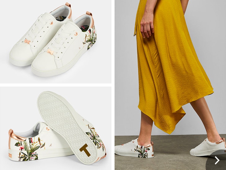 Herbst-Essentials Sneakers Sneakers mit Tropical Print von Ted Baker