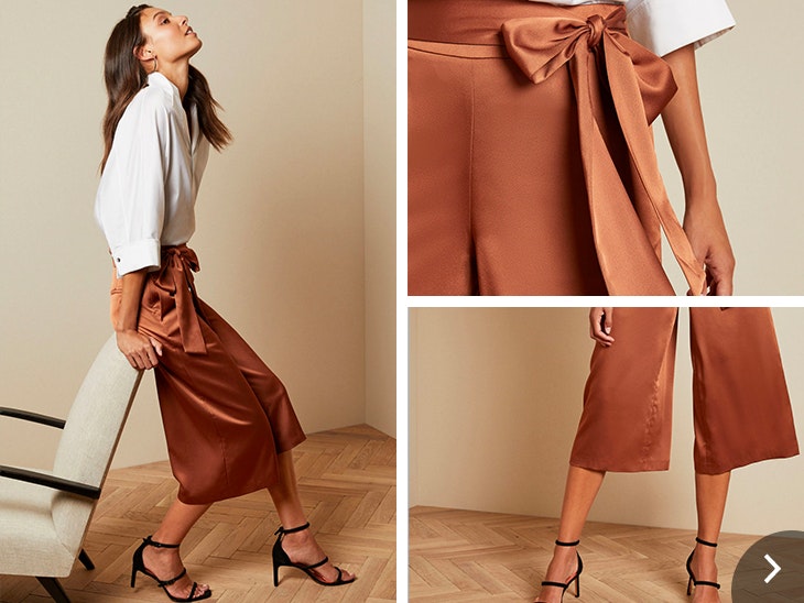 Herbst-Essentials Culotte Culotte mit Schleife von Ted Baker