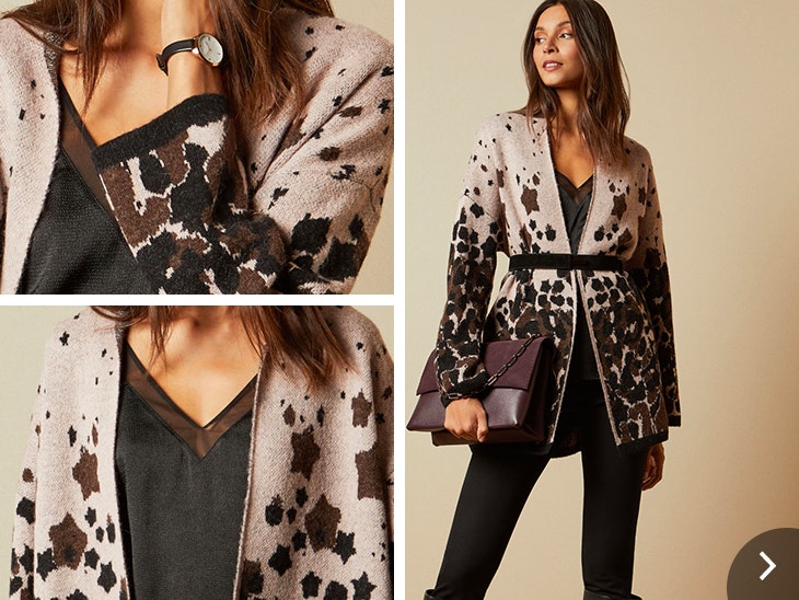 Herbst-Essentials Cardigan Cardigan mit Leopardenprint: Herbst-Essential von Ted Baker