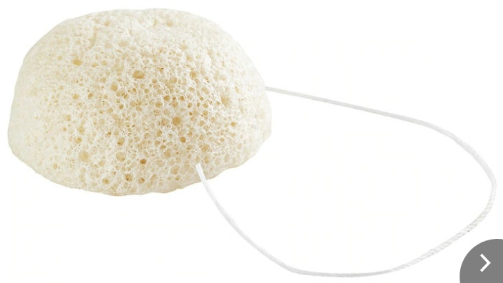 Weißer Konjac-Schwamm