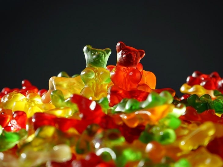 Personalisierte Gummibärchenverpackung als Weihnachtsgeschenk Gummibärchen