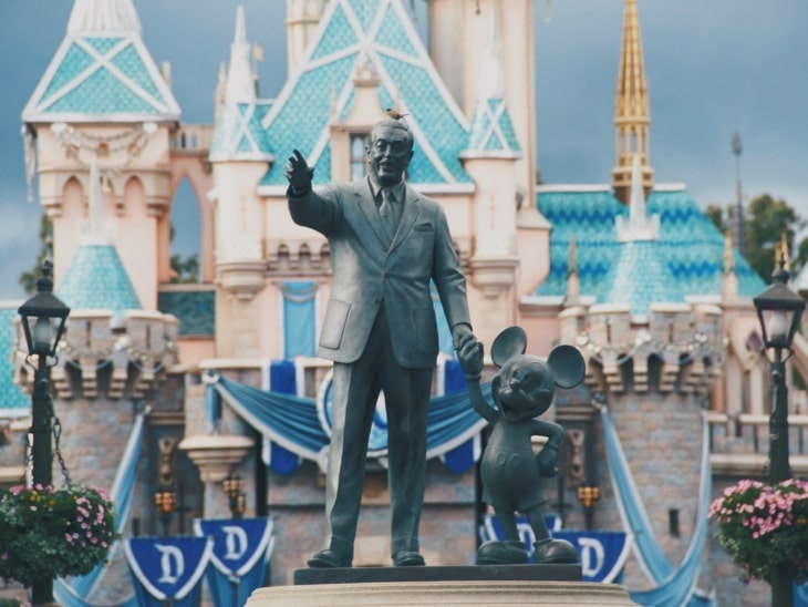 Walt Disney mit Mickey Walt Disney mit Mickey