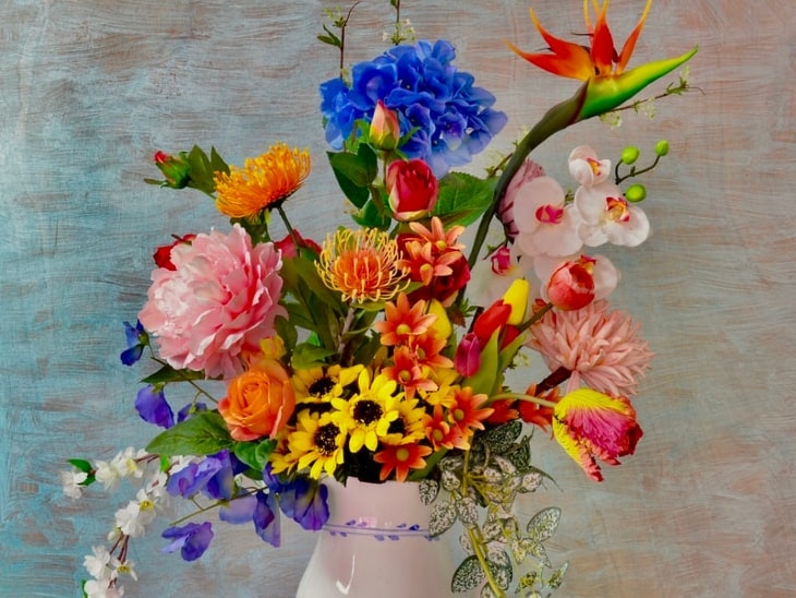 Blumenstrauß in Vase