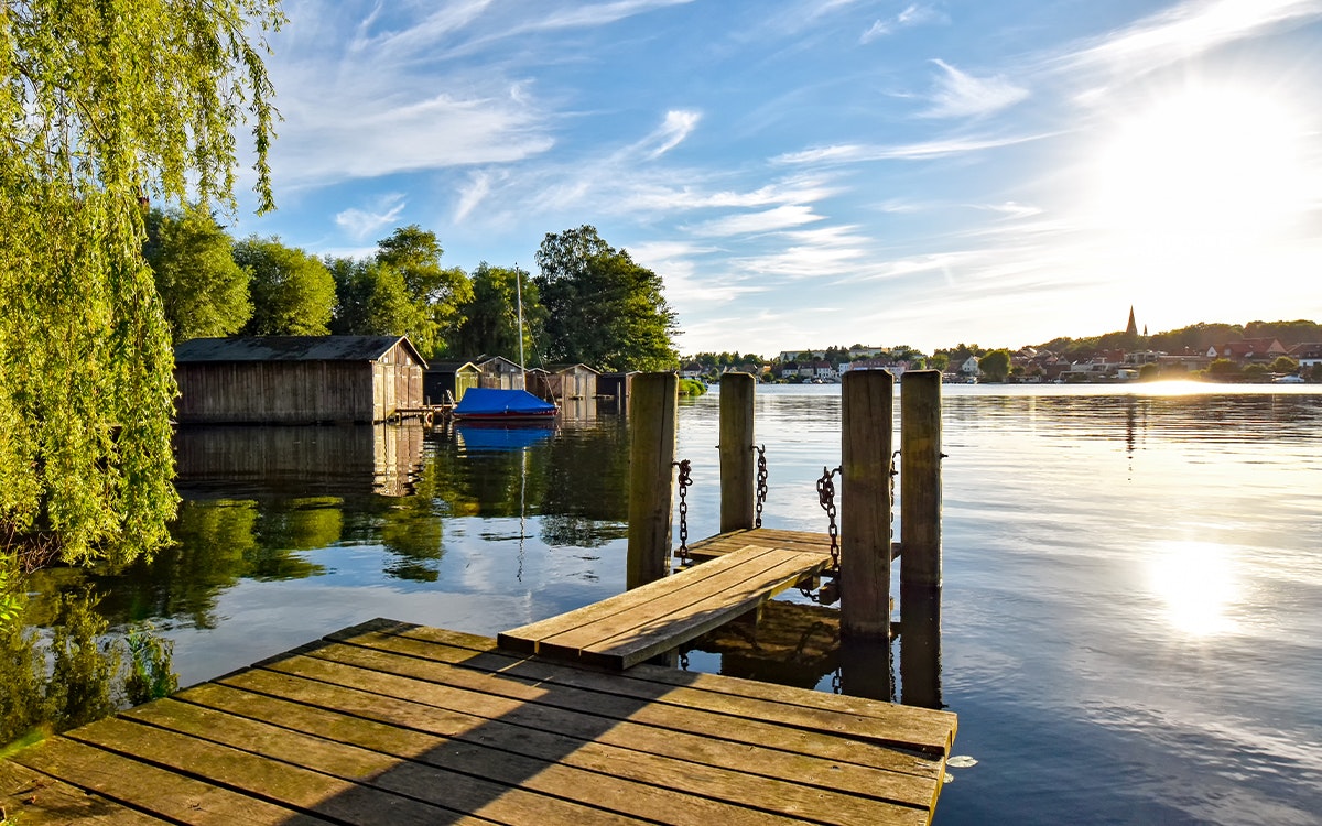 Der Tiefwarensee an der Mecklenburger Seenplatte