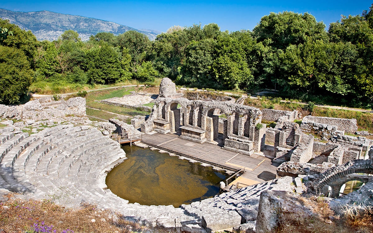 Antike Stätte im Nationalpark Butrint