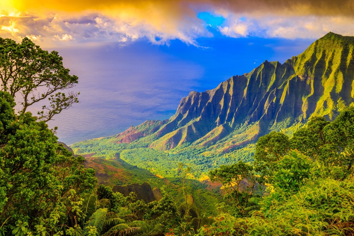 Die Nā Pali Küste auf Kauaʻi